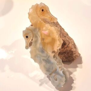New ANTHRO Double Seahorse Hair Claw Clip